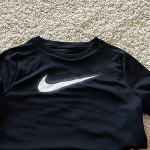 Nike Kids Black Long Sleeve Tee
